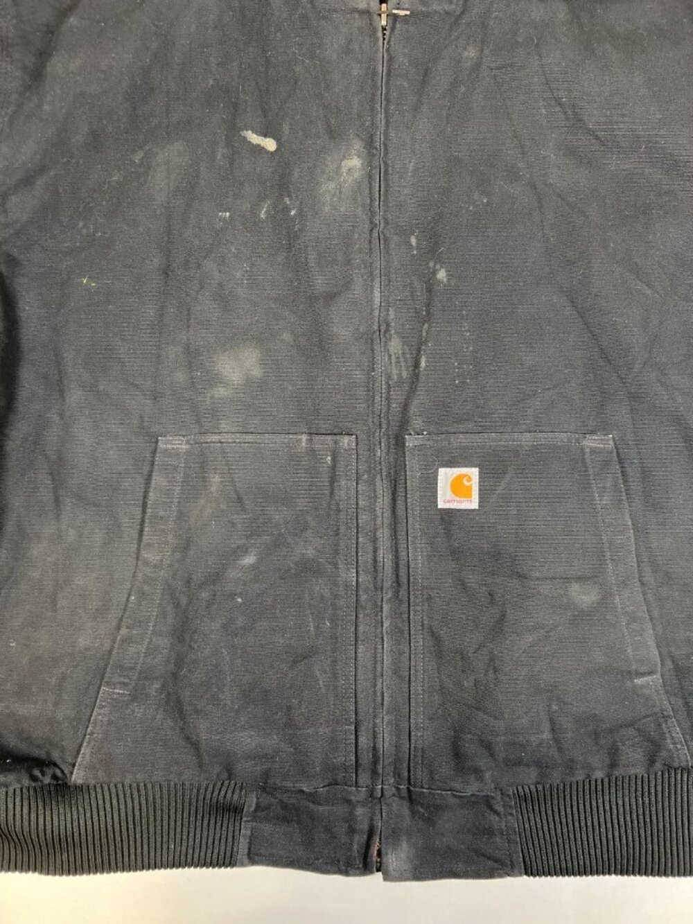 Carhartt Men 5XL Black J130 Loose Fit Quilted Lined Canvas Active Jacket - Picture 5 of 8